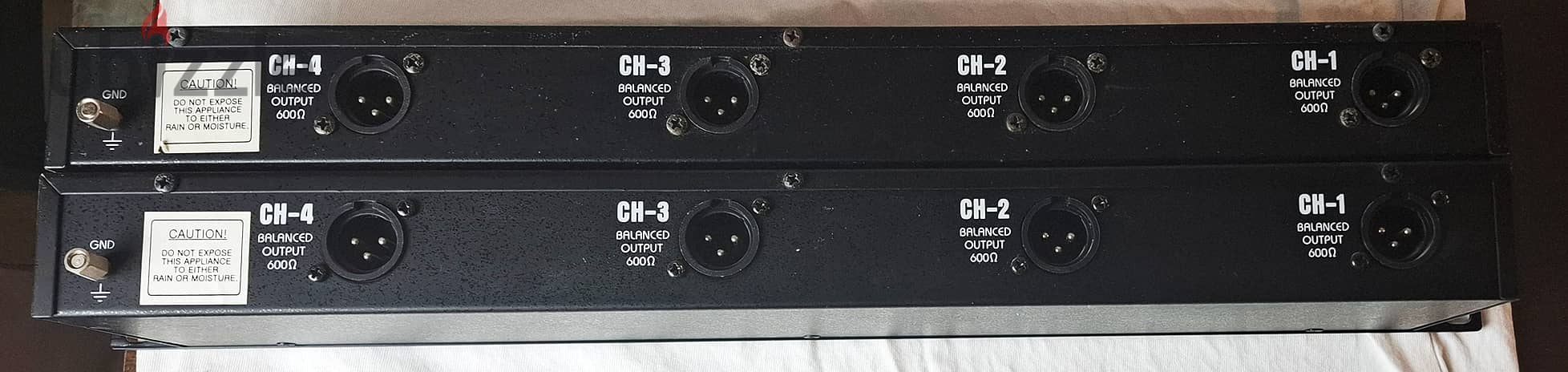 EWI ADB-404 Frequency Filter Active DI Box 19" Rack Mountable 1