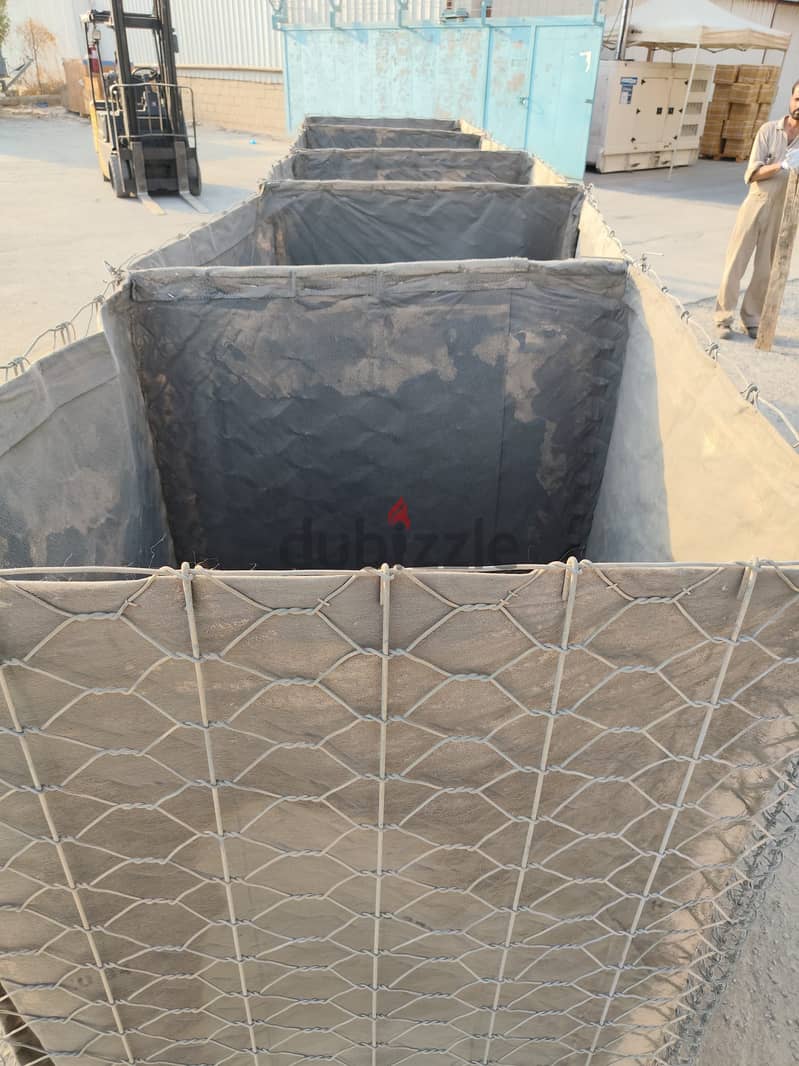 Used HESCO / Gabion Barrier Boxes – 110×100×137 cm 2