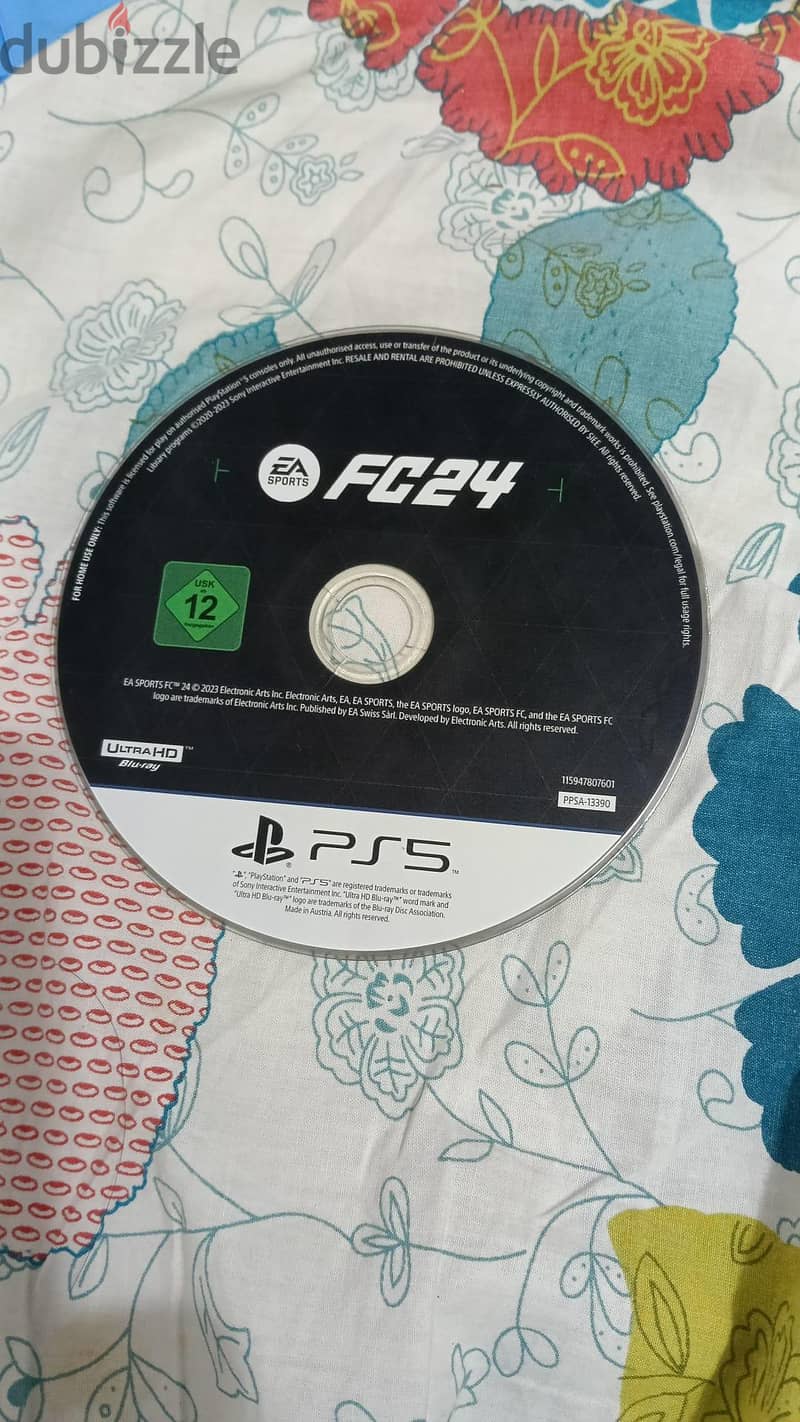 Fc 24 PS5(USED FOR 4 DAYS ONLY) 10