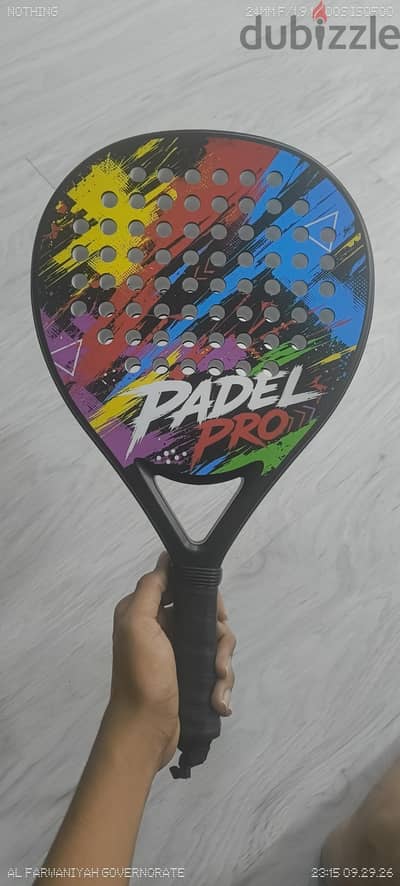 carbon fibre padel racket for sale only 10kd