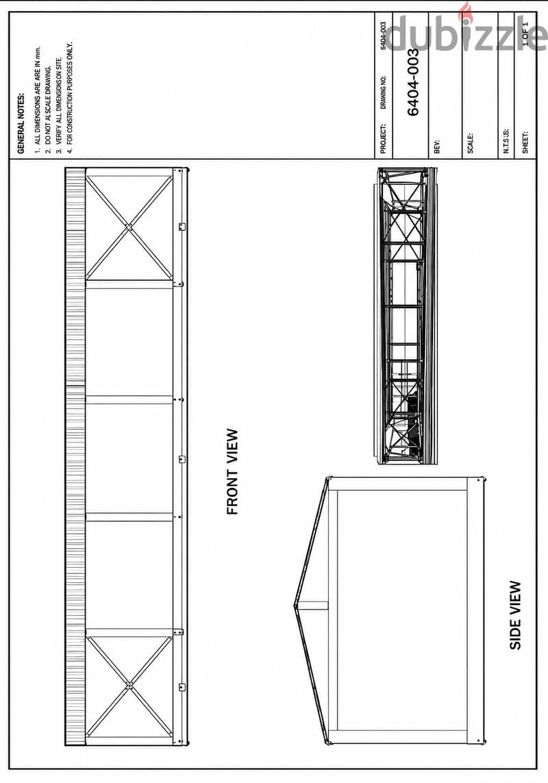STEEL STORAGE SHED / WAREHOUSE STRUCTURE FOR SALE – KUWAIT 6