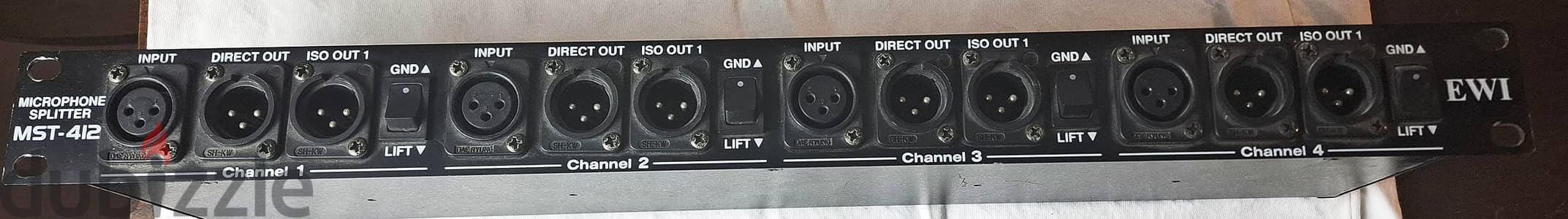 EWI MST412 4-Channel Rack Mount Microphone Splitter- from USA