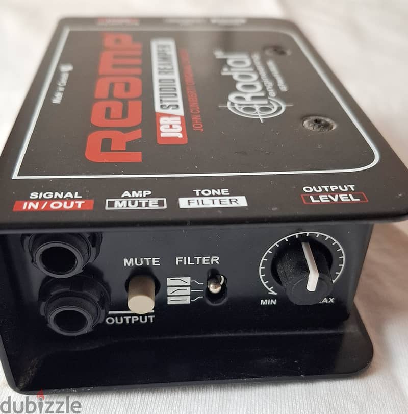 Radial Reamp JCR 1-channel Passive Re-Amping Device- from USA 2