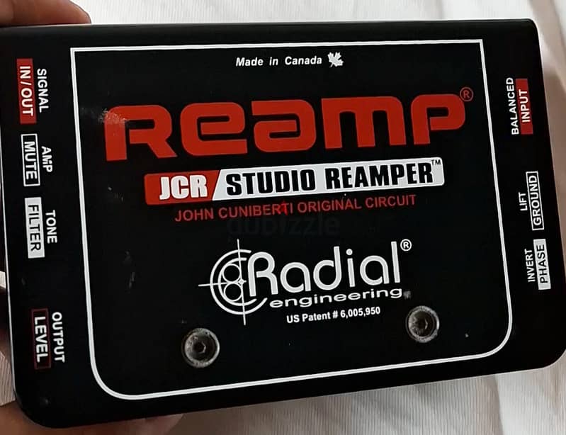 Radial Reamp JCR 1-channel Passive Re-Amping Device- from USA 4