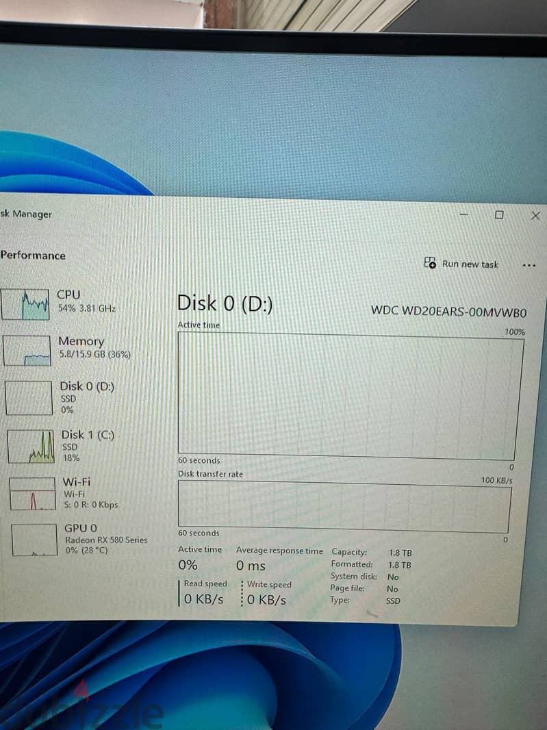 SSD. 512GB Samsung NvMe HDD 2TB 5