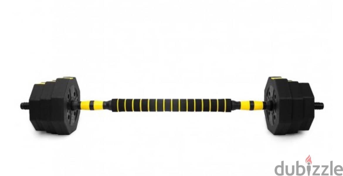 Dumbell offer  20 kg black color with bar new only 4