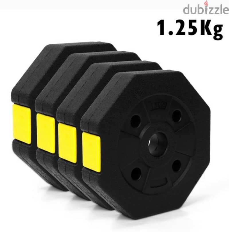 Dumbell offer  20 kg black color with bar new only 9