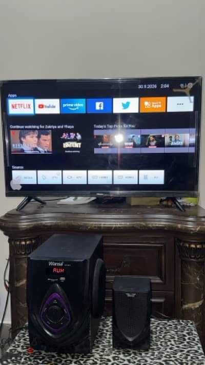wansa 42inch tv with wansa sound system