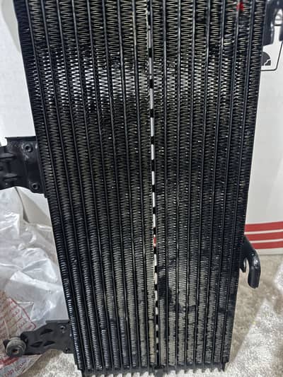 Gear oil cool radiator