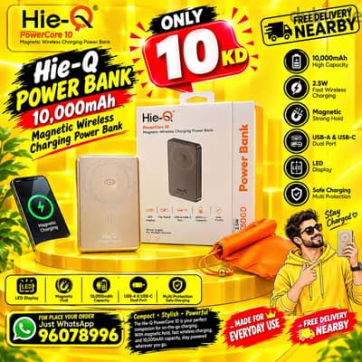 Magnetic Wireless Power Bank