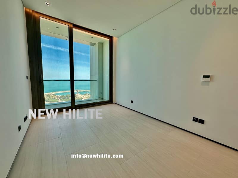 Sea view Three bedroom apartment for rent in Kuwait city 9