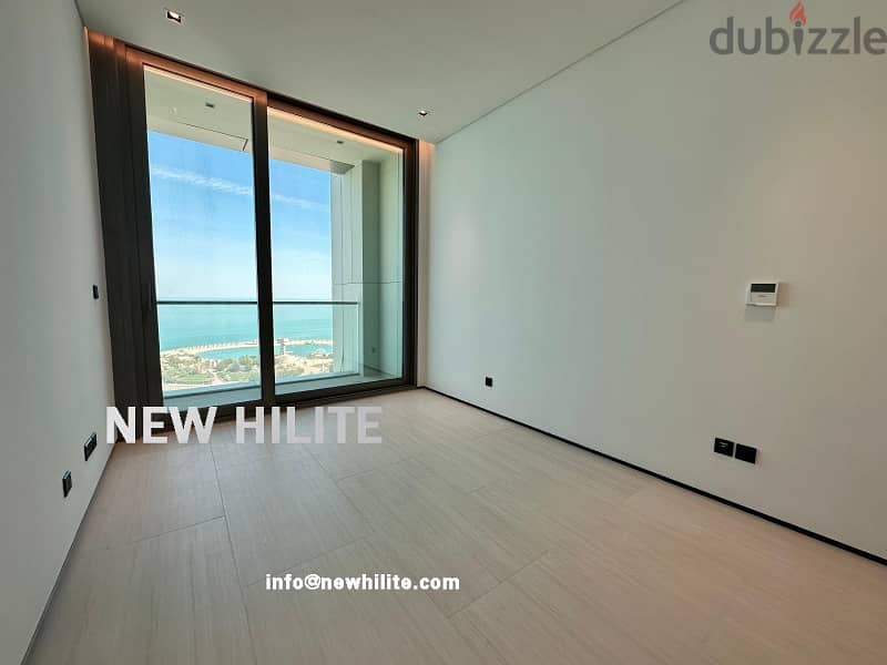 Sea view Three bedroom apartment for rent in Kuwait city 13
