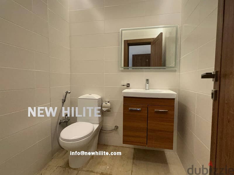 BRAND NEW FIVE BEDROOM TRIPLEX WITH ROOF FOR RENT IN AL FUNAITEES 13