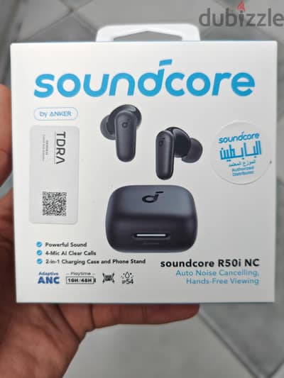 soundcore R50i nc not open box pack 1 Year warranty