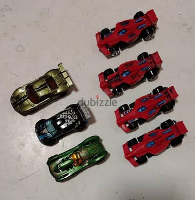 7 hot wheels