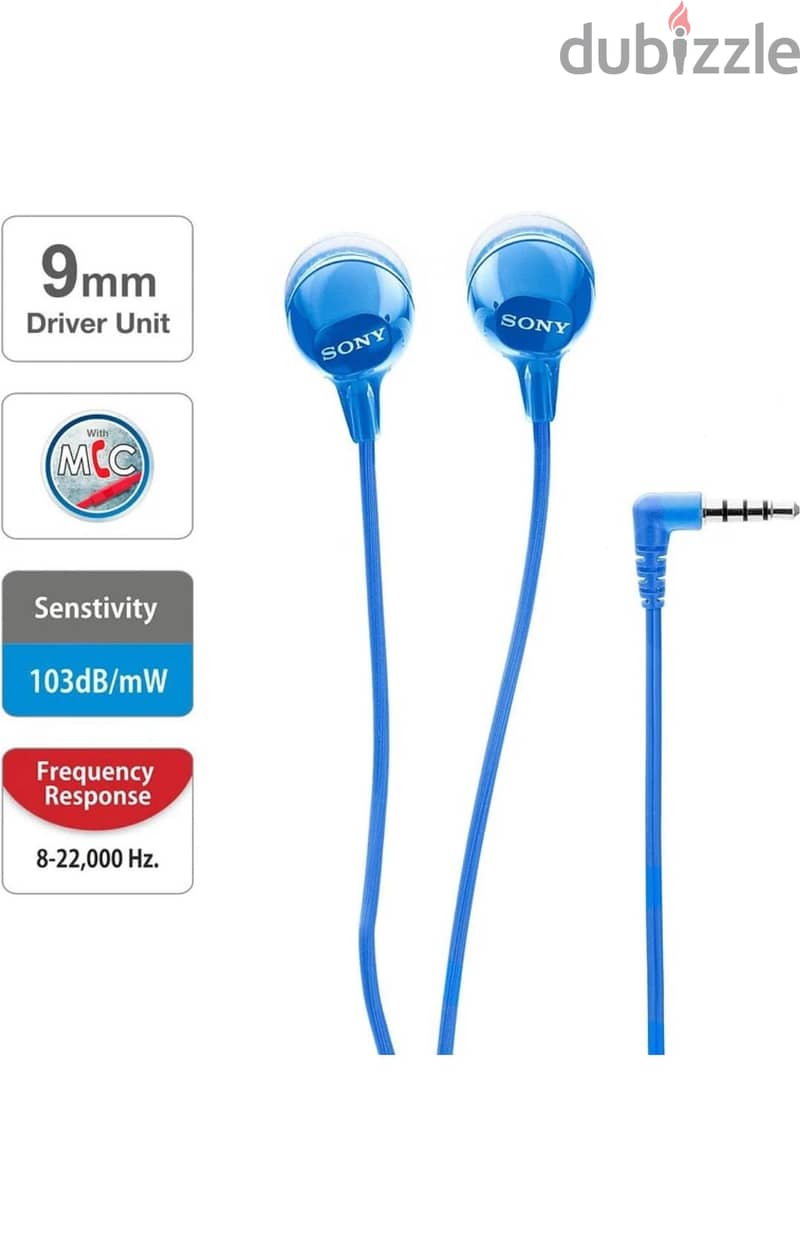 Sony EX14AP Wired Headset (Black and Blue) 30 pieces 4