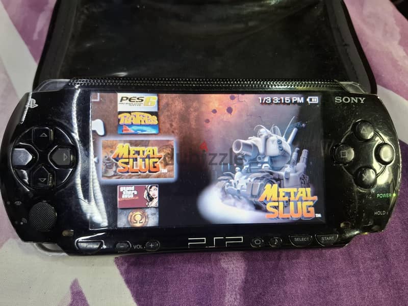 PSP P1000 BLACK BATMAN 4GB 15 GAMES & 17 NES GAMES 10
