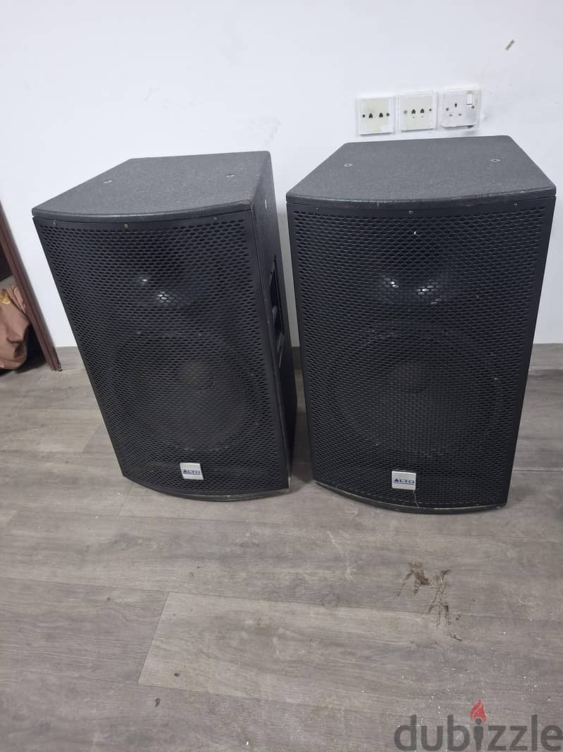 ALTO 15 inch passive speaker with cover . price 45kd fix price 7