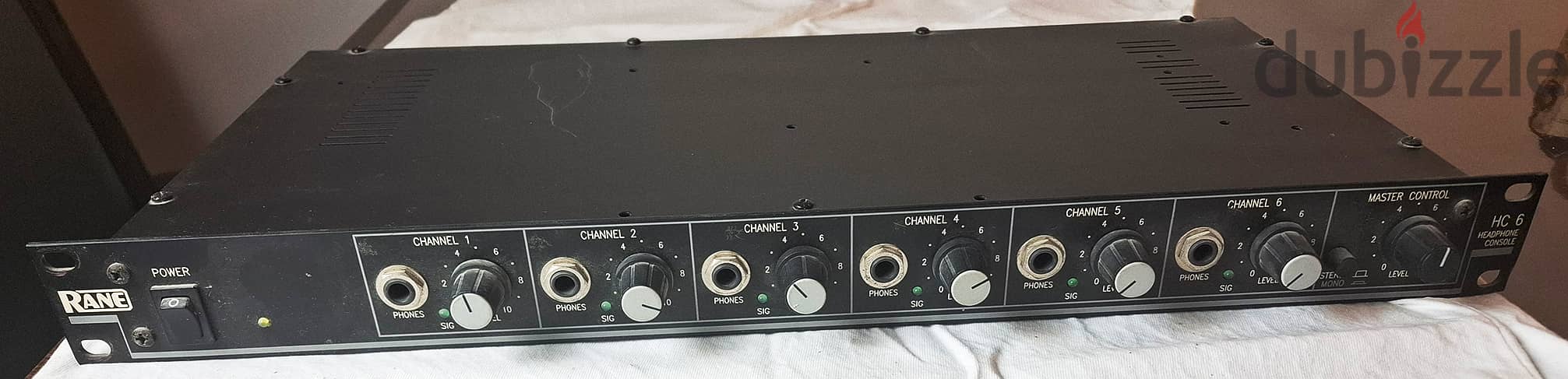 Rane HC 6: 6-Channel Rackmount Headphone Amplifier, RCA & 1/4" Inputs 6