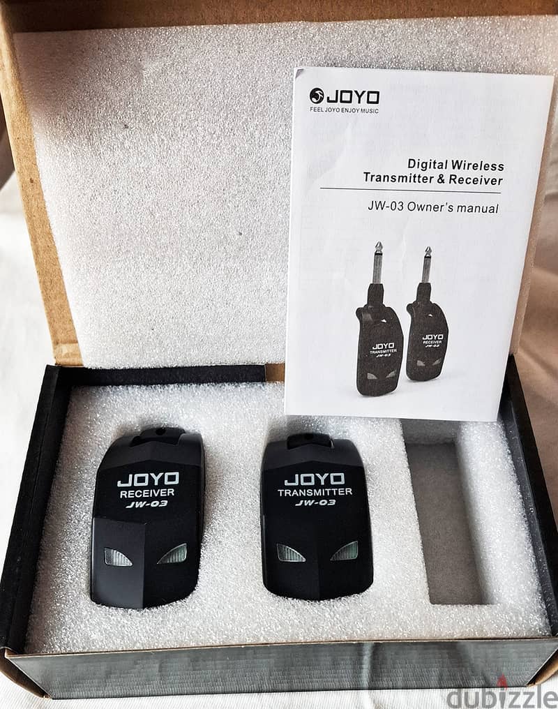 JOYO 2.4GHz Wireless Guitar System Rechargeable Transmitter/Receiver 1