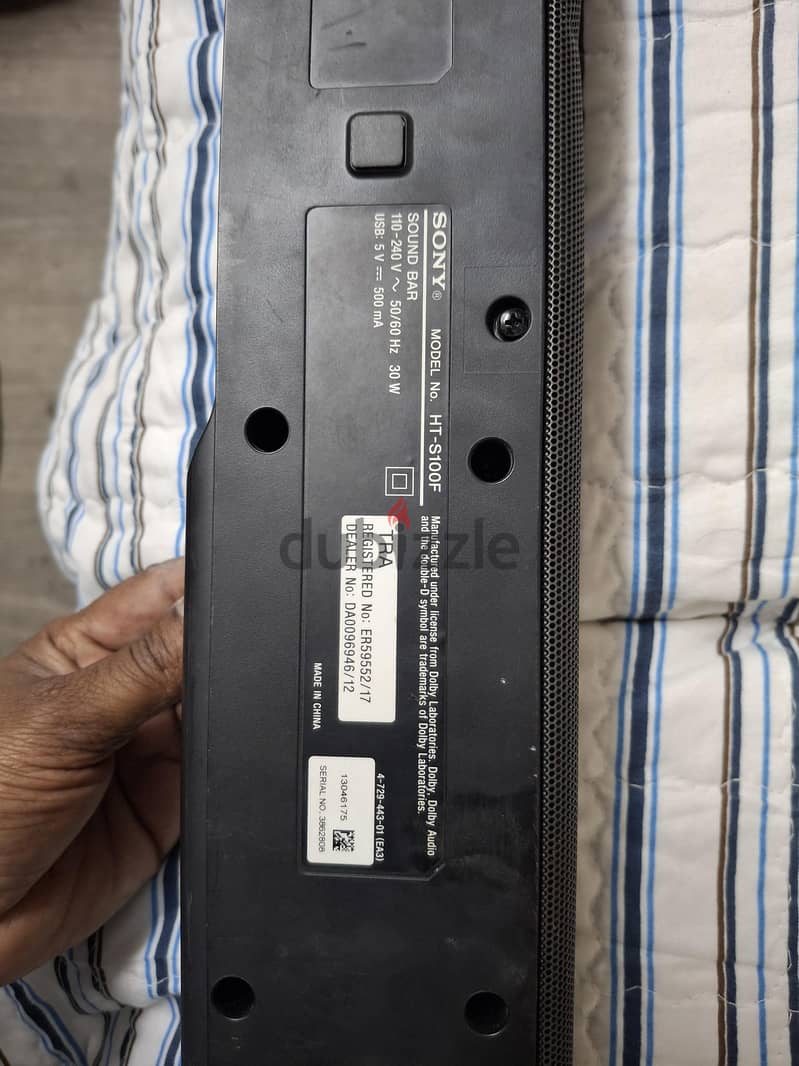 sony blutooth sound bar. remote not available . without remote all 1