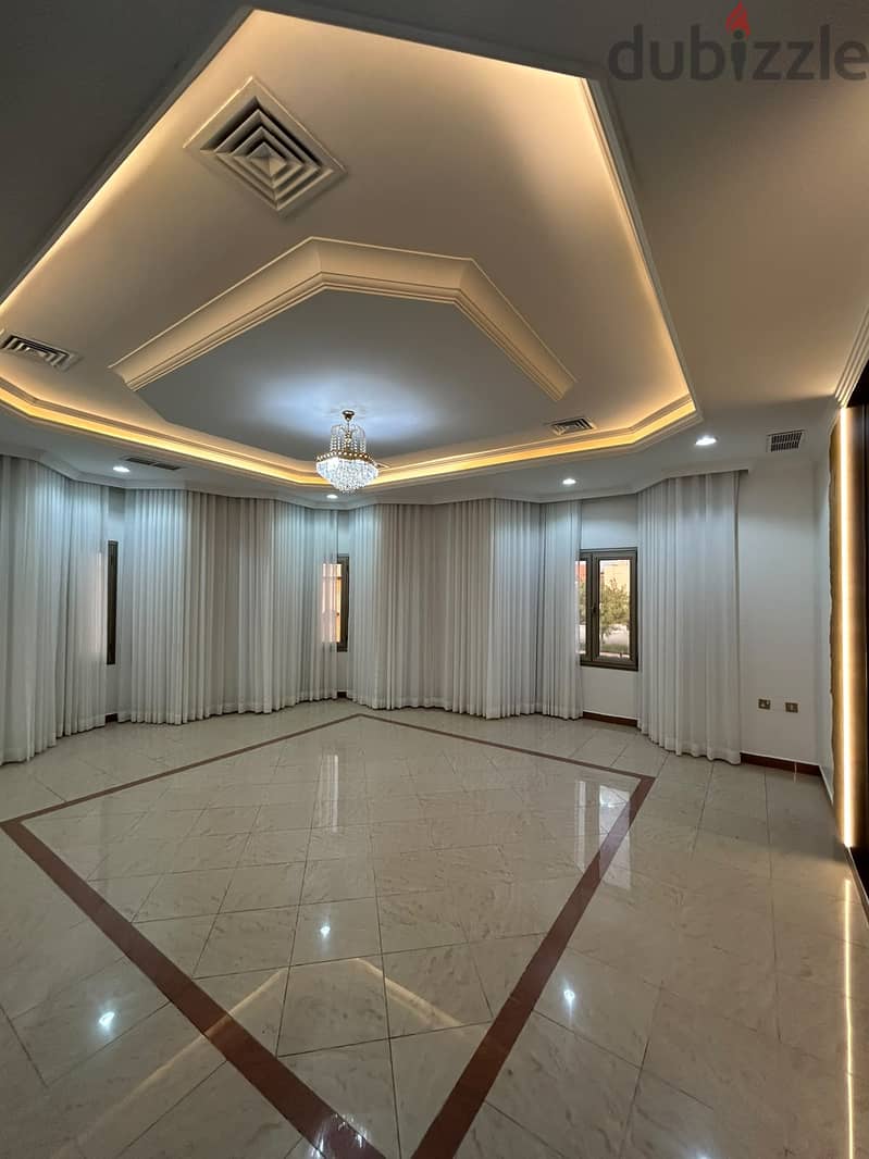 Full residential floor with a balcony for rent in Al-Adan 3