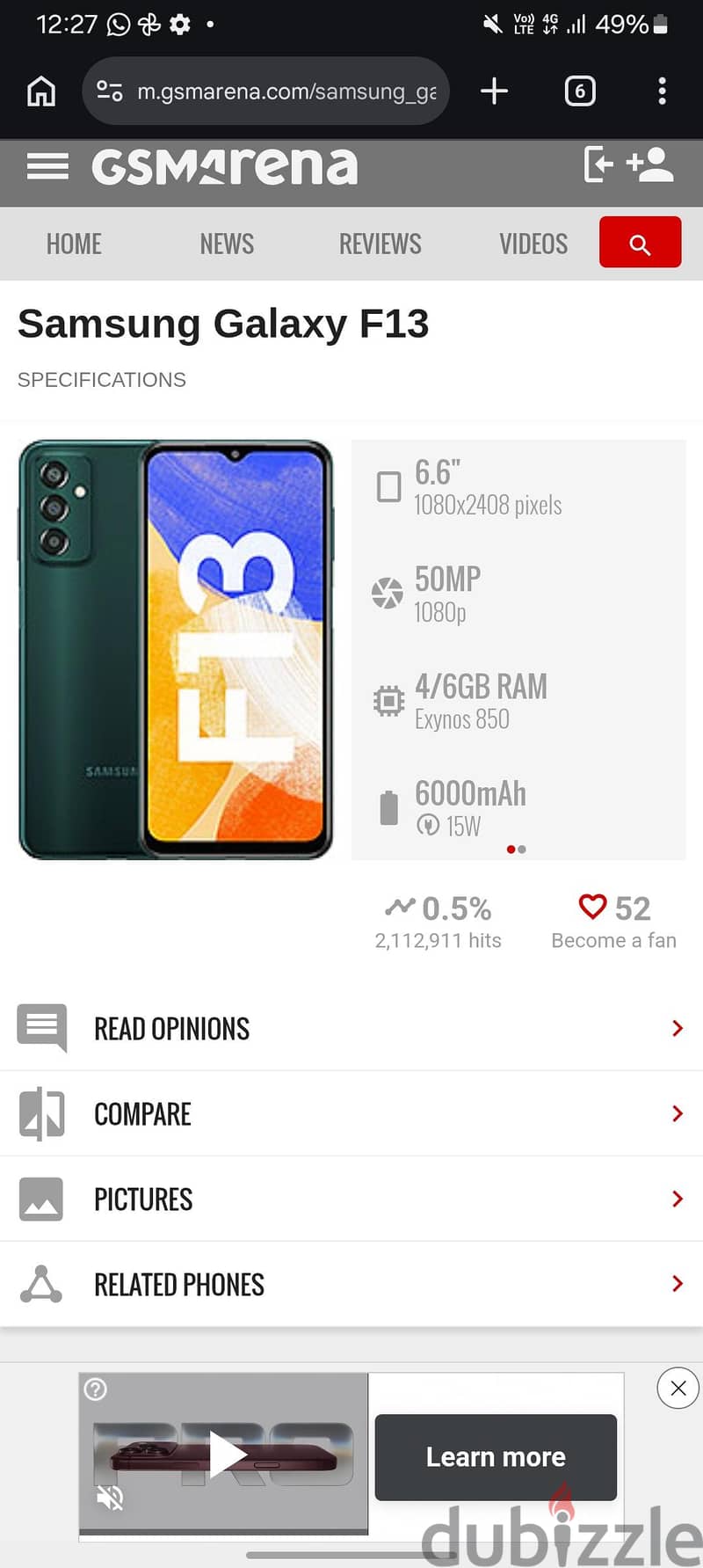 Samsung F13 2