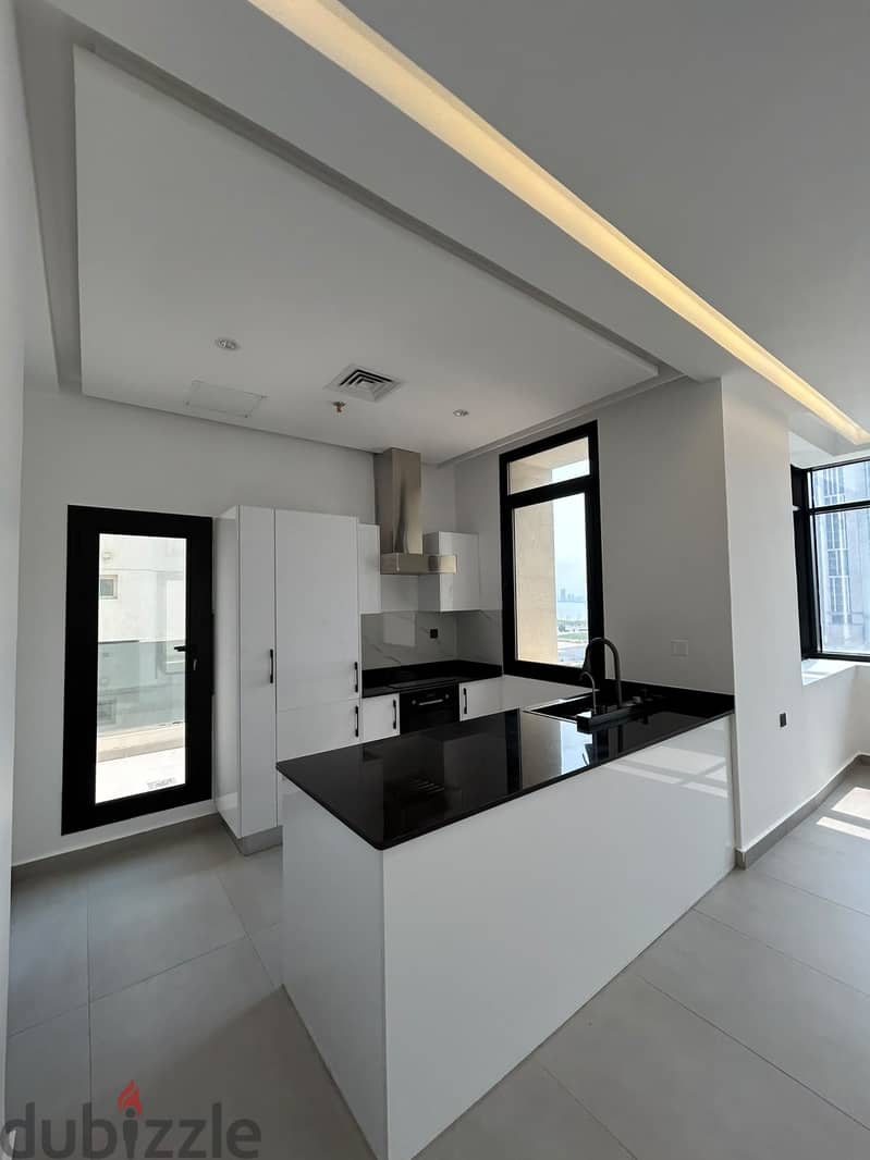 Semi-furnished apartment with a partial sea view for rent in Hessa Al- 2