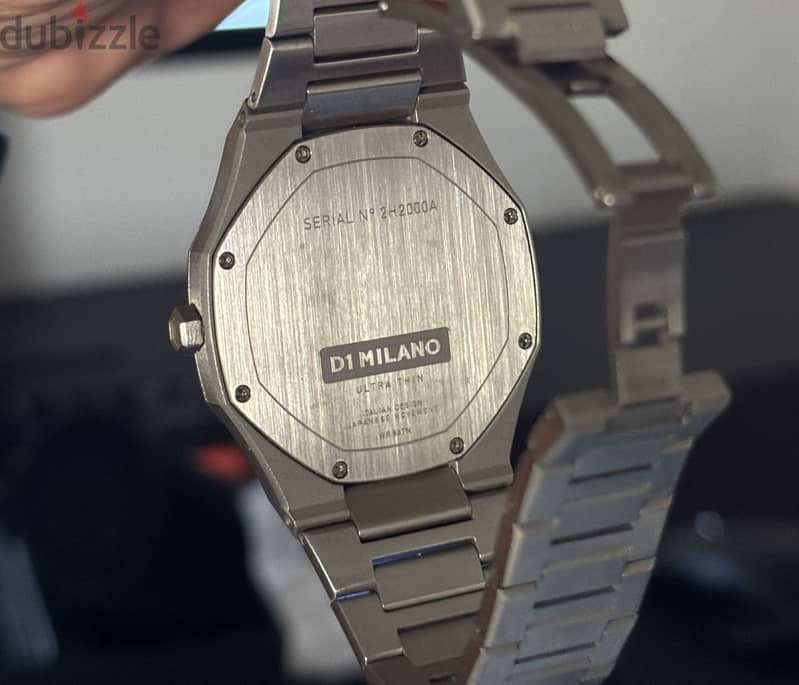D1 Milano Linen Ultra Thin 40mm Silver – Original 1
