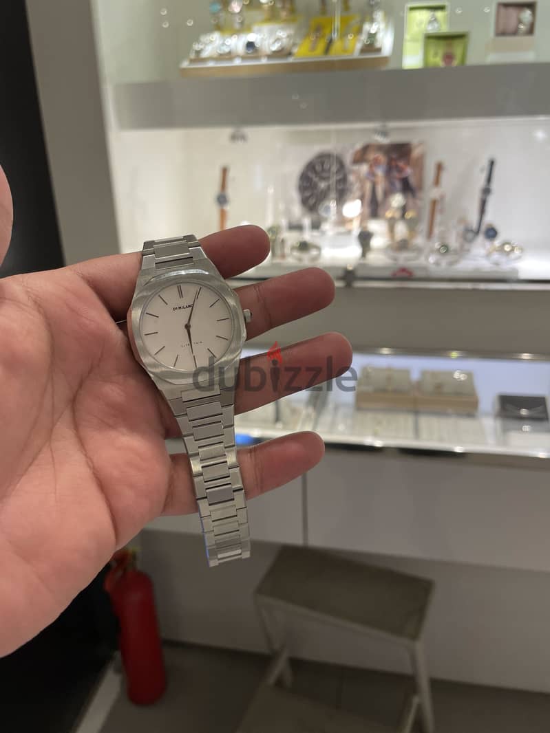 D1 Milano Linen Ultra Thin 40mm Silver – Original 2