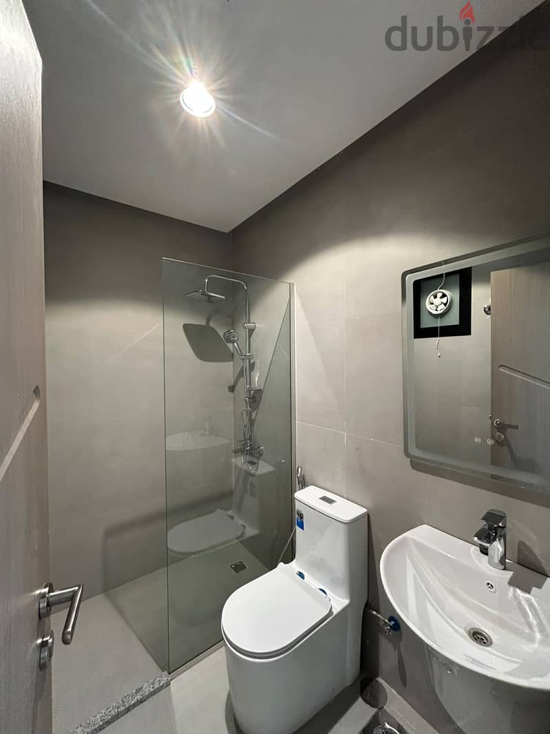 Furnished apartment with a balcony and partial sea view for rent in He 4