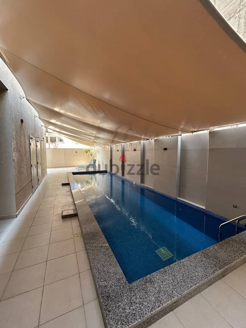 Furnished apartment with a balcony and partial sea view for rent in He 10