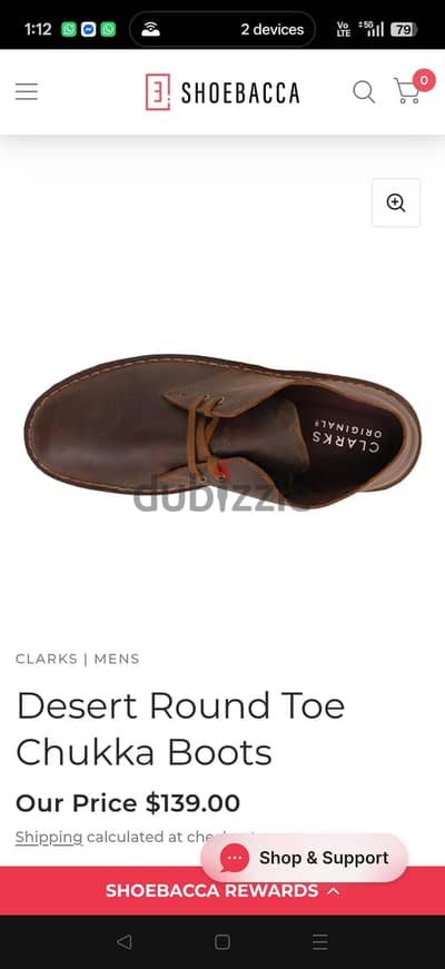 Clarks orginal brand new size 8 mens shoe