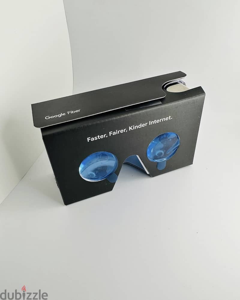 Google Fiber Cardboard VR Virtual Reality Headset Movie Games Glasses 1
