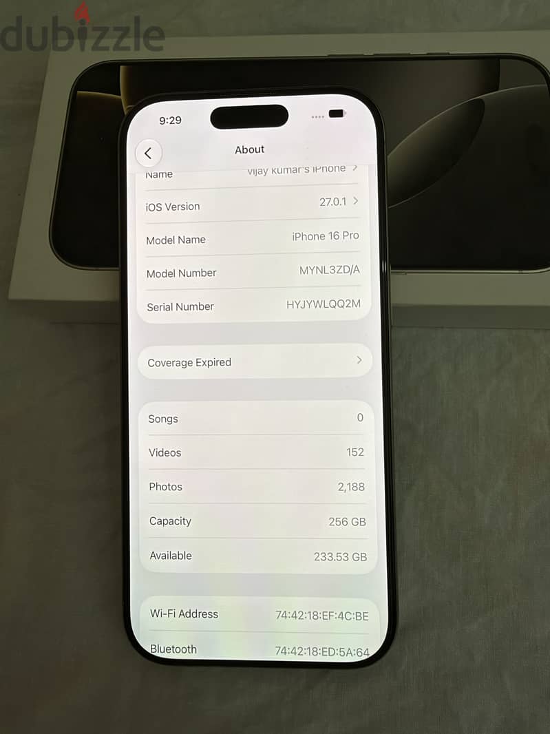 Apple - iPhone 16 Pro 256 gb 5