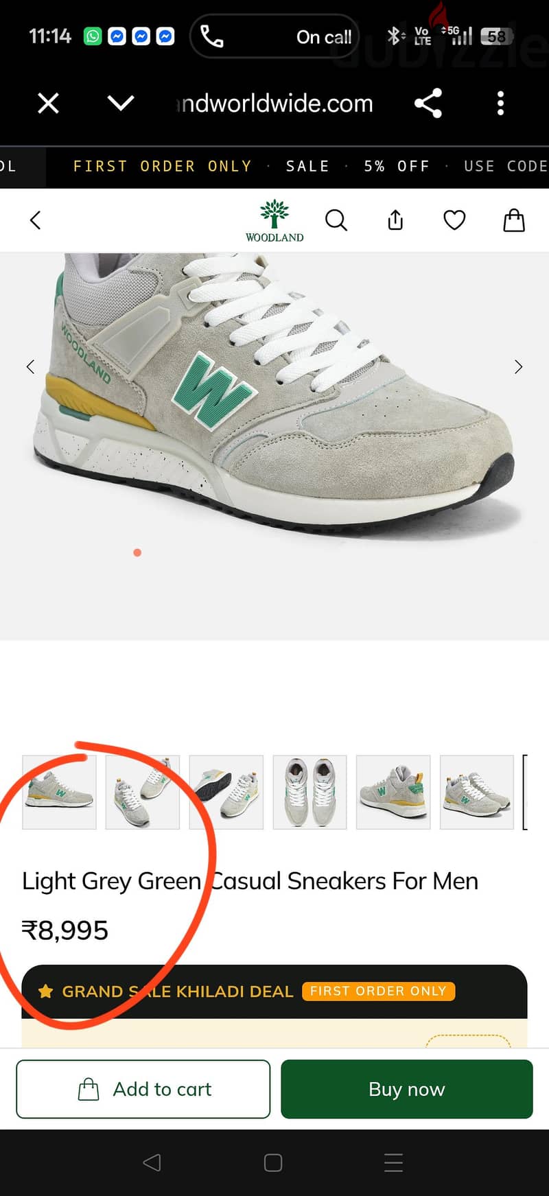 New Woodland sneakers shoes size 40 orginal 10