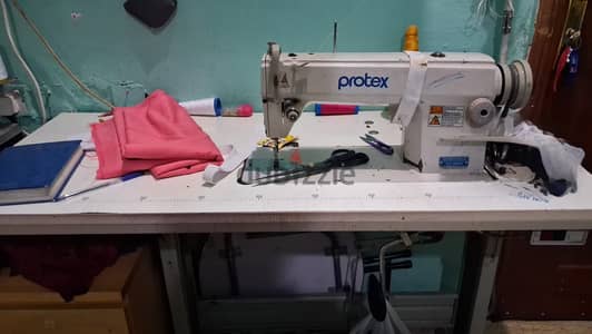 Protex Sewing Machine + Usha Overlock Machine