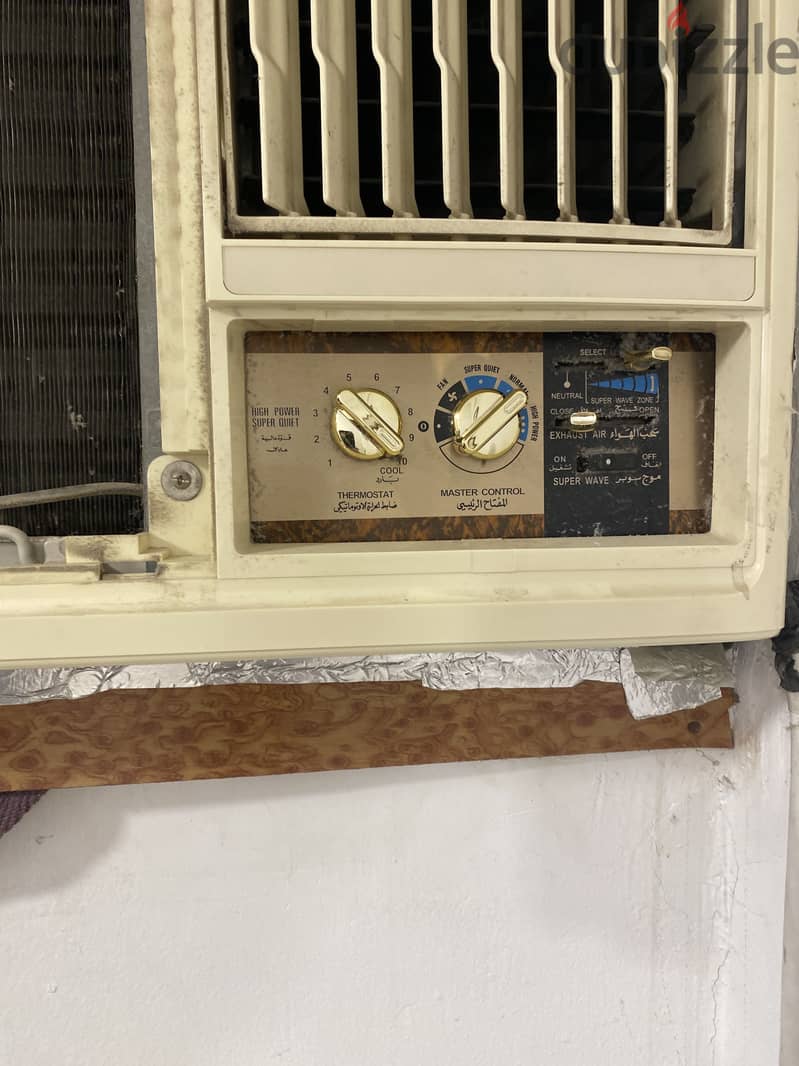 General ac window 2.4btu 2 ton pickup jabriya immediately 1