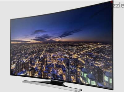 55-inch HU7200 Series 7 Curved 4K UHD Smart TV.