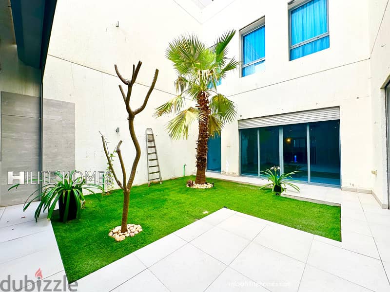 Three bedroom bright basement for rent with pool in Abu Fataira 1