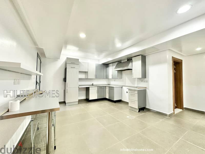 Three bedroom bright basement for rent with pool in Abu Fataira 11