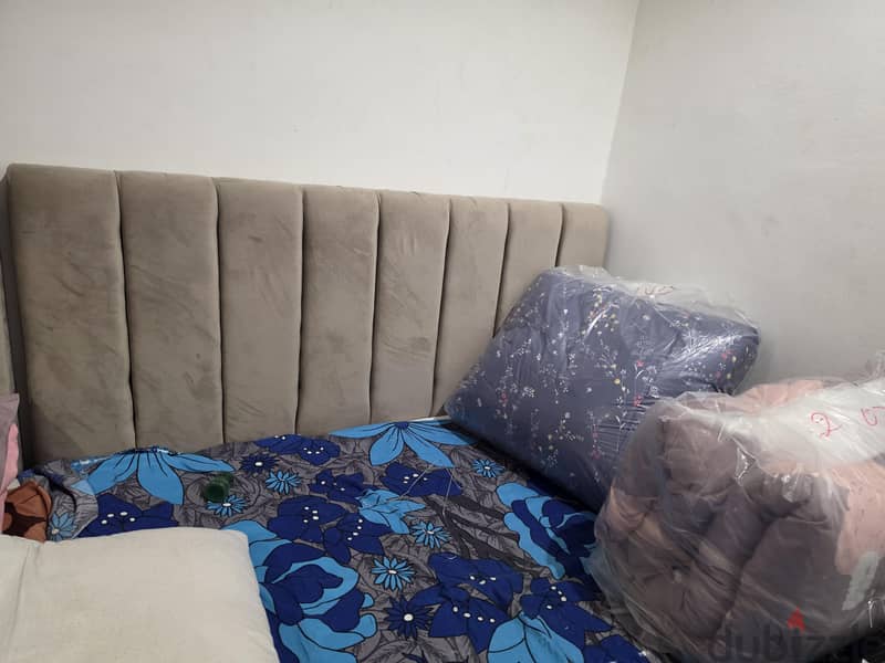 Queen Size cot with matress 1