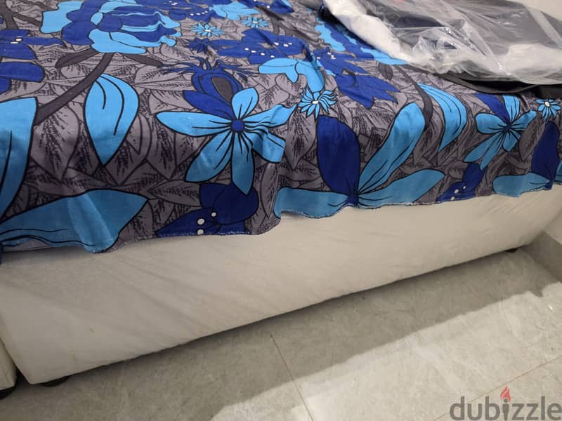 Queen Size cot with matress 2