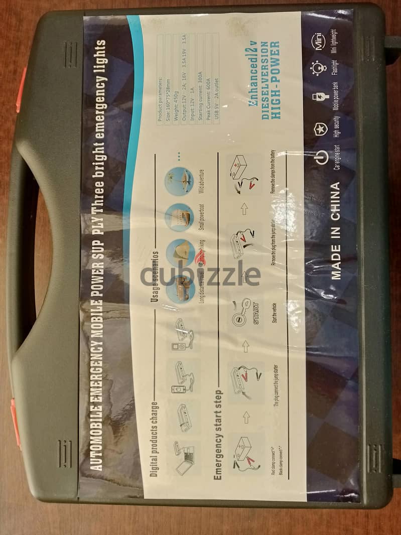 For Car Tire Compressor, Jumpstart battery check description 6