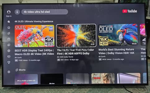 Sharp 4k 50" Android smart tv for sale