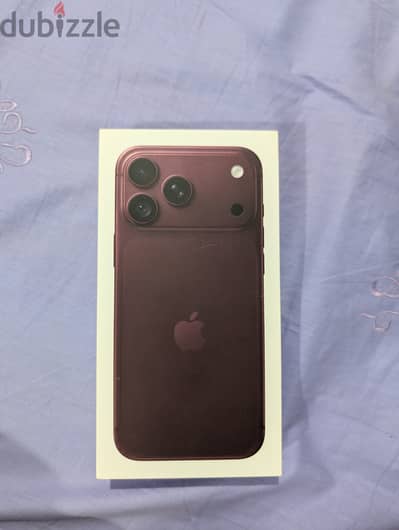 Brand New iphone 18 pro max burgundy
