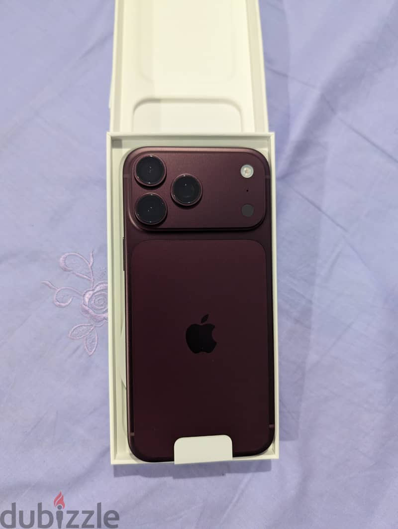 Brand New iphone 18 pro max burgundy 2