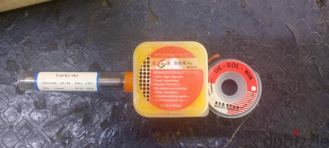 tin lead d sol wic sold paste set