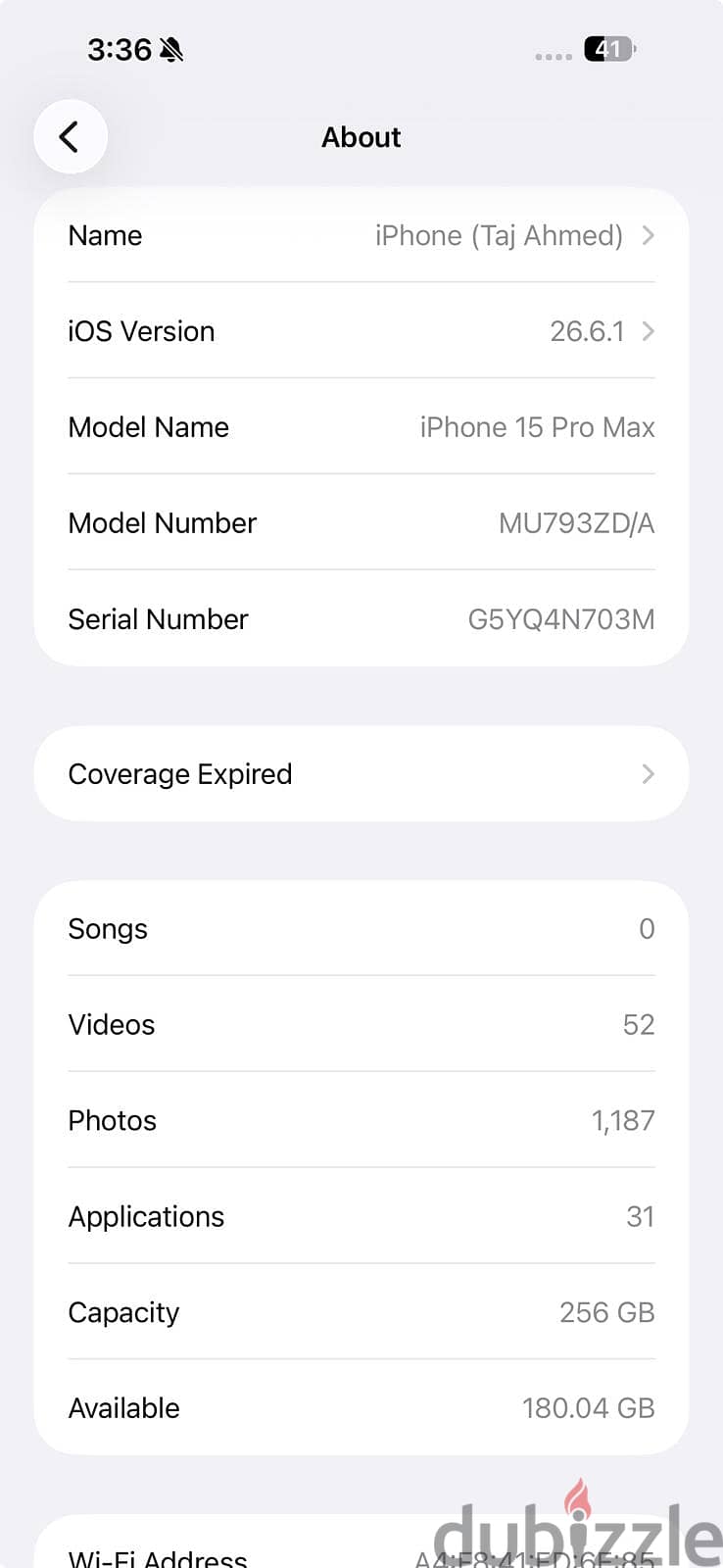 IPhone 15 pro max Battery 94% 2