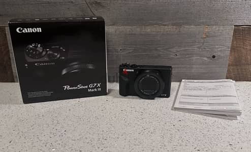 Canon PowerShot G7 X Mark III 20.2MP 4K Digital
